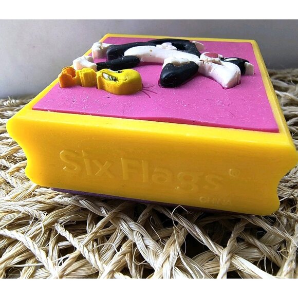 Sylvester and Tweety 1996 Rubber Stamp, Warner Brothers Souvenir, GUC - Picture 3 of 8